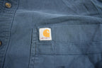 Vintage 1990s Carhartt Relaxed Fit Blank Button Up Shirt