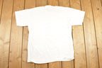 Vintage 1990's Happy Face Tie Souvenir Travel T-Shirt Mens M