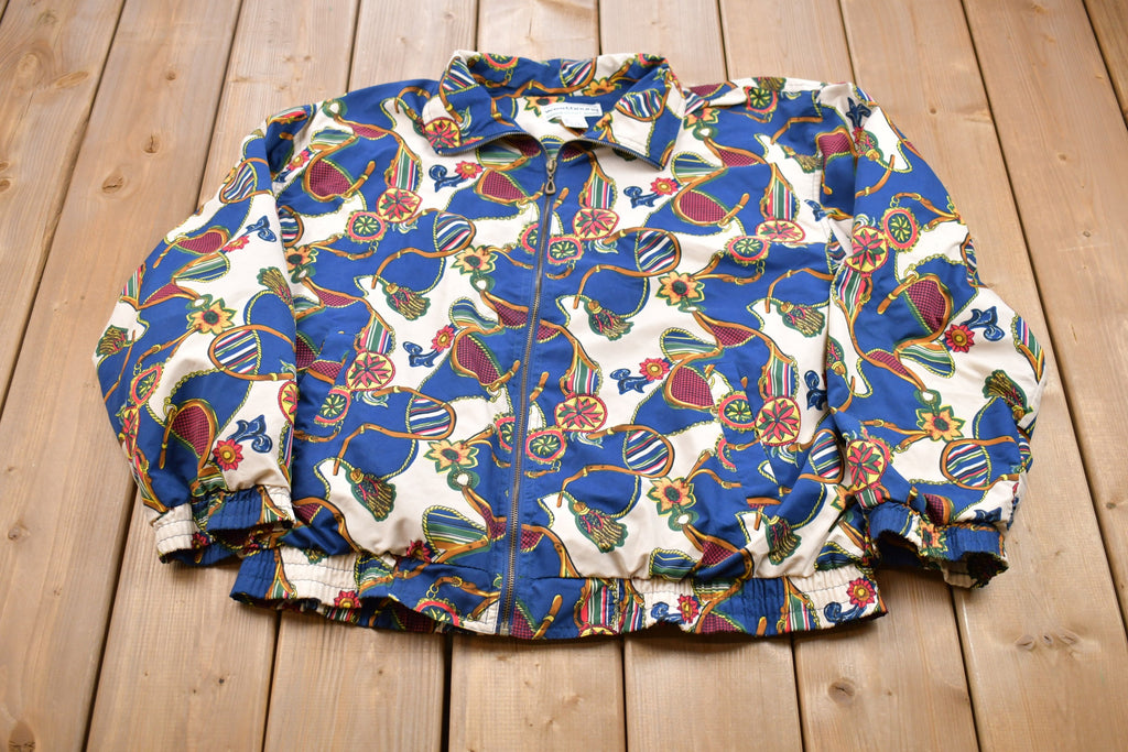 Vintage 1990s Westbound Sport All Over Print Windbreaker Jacket