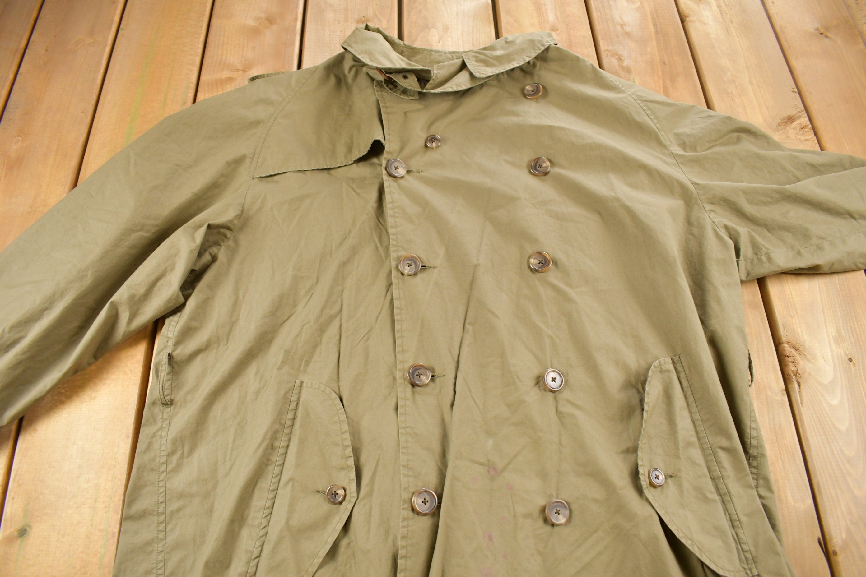 Vintage 1980s Polo Ralph Lauren Trench Coat