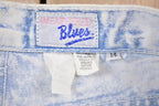 Vintage 1990's Weathered Blues Acid Wash Women's Jeans 30 x 28