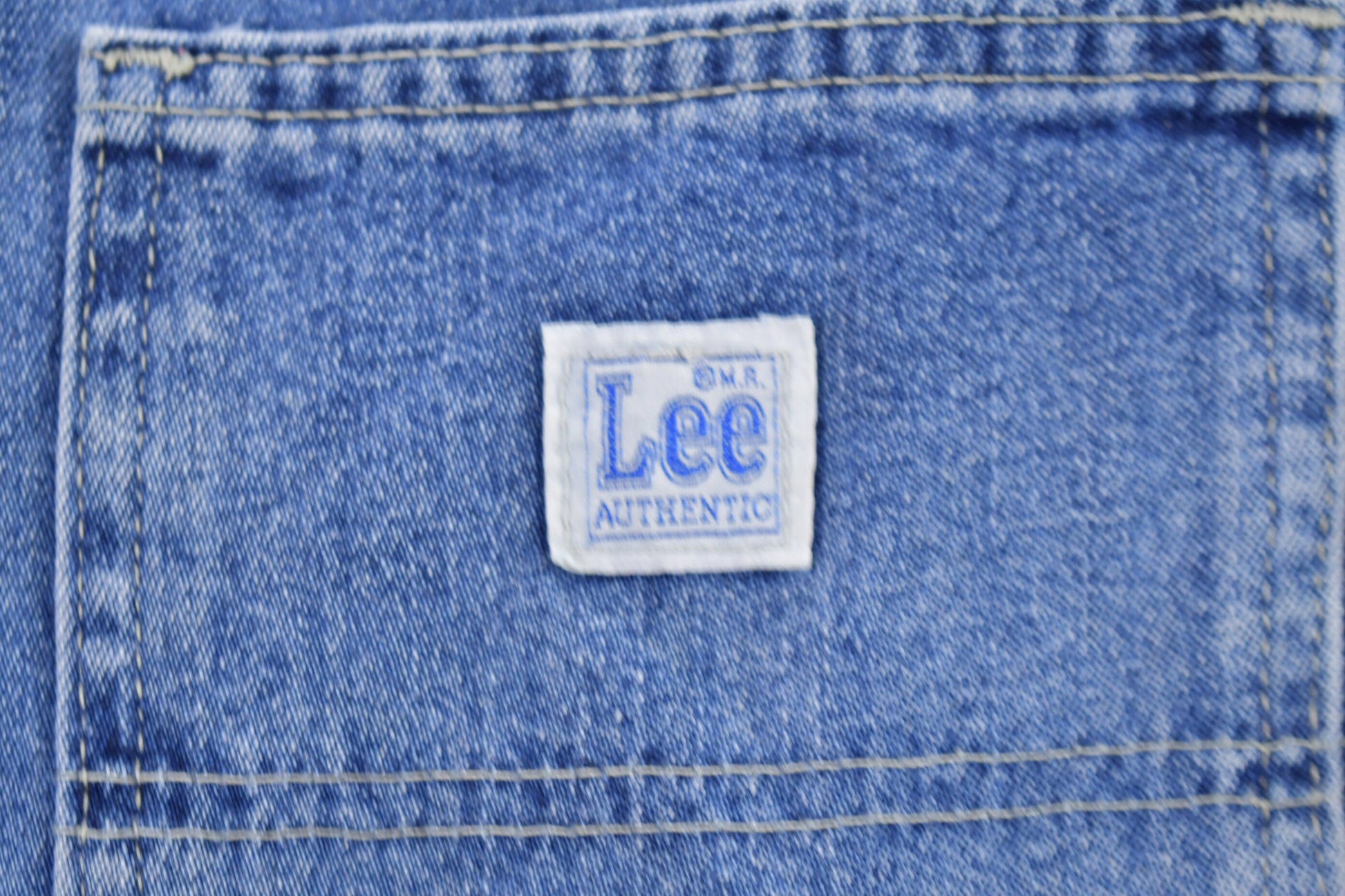 Vintage 1980s Lee Authentic Youth Carpenter Jeans Size 21 x 22.5