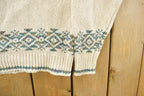 Vintage 1990s Isle of Cotton Aztec Navajo Knit Crewneck Sweater Women's L
