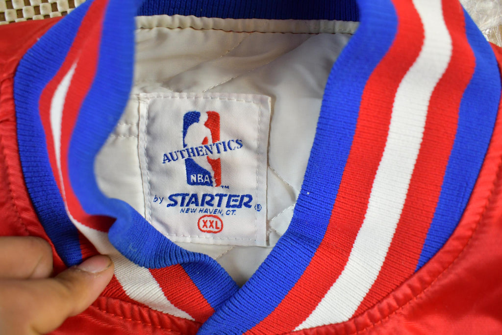 Vintage 1990s Philadelphia 76ers Starter Satin Jacket Men's 2XL