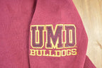 Vintage 1990s Jansport University Of Maryland Bulldogs Women's Hockey Collegiate Cropped Crew Neck Made In USA