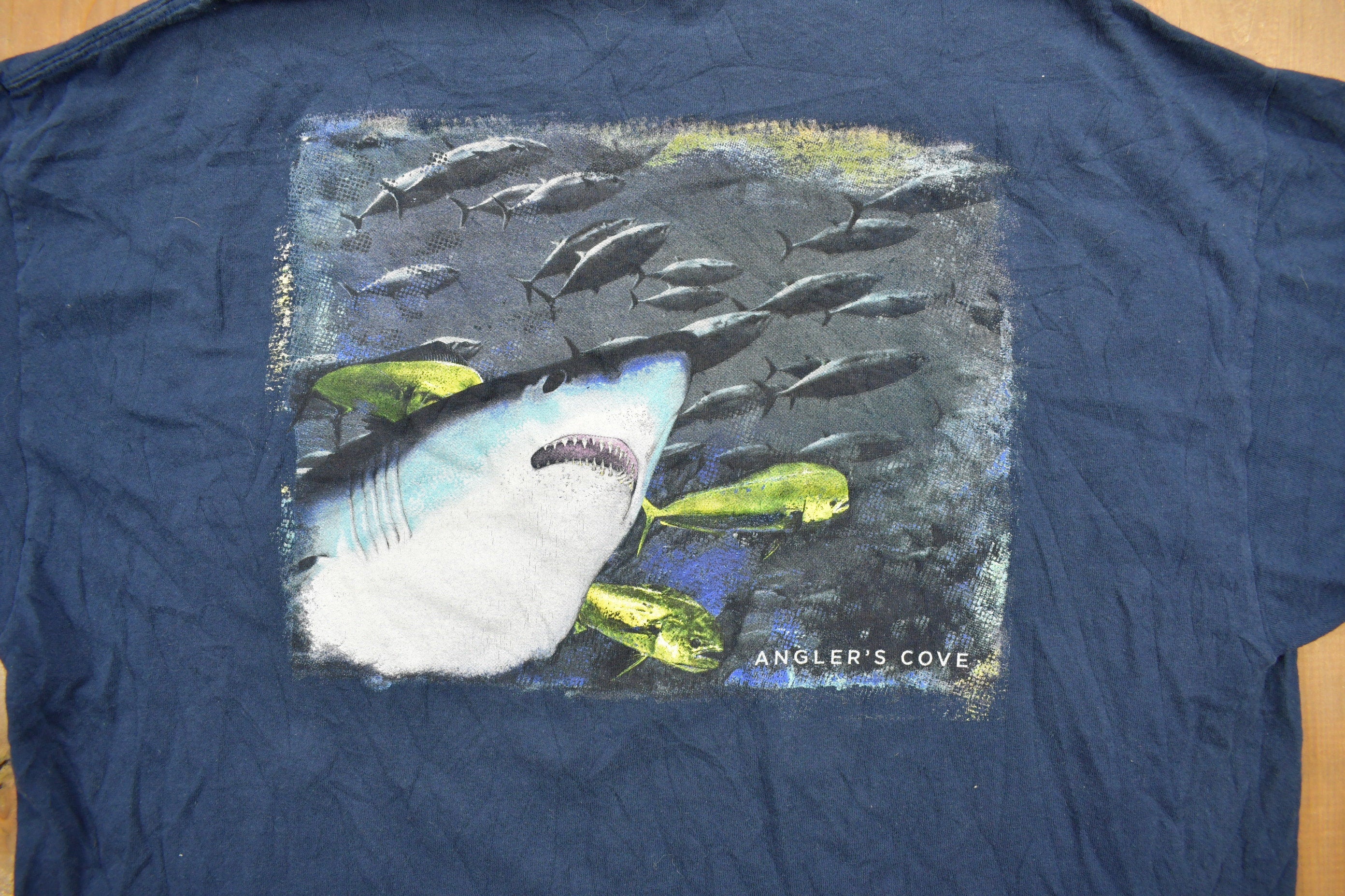 Vintage 1990s MN Angler's Cove Souvenir T Shirt