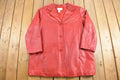 Vintage 1990s Venezia Red Leather Jacket