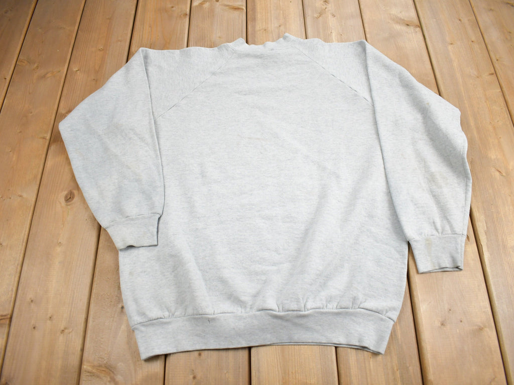 Vintage 1984 Share The Earth Raglan Crewneck Sweatshirt