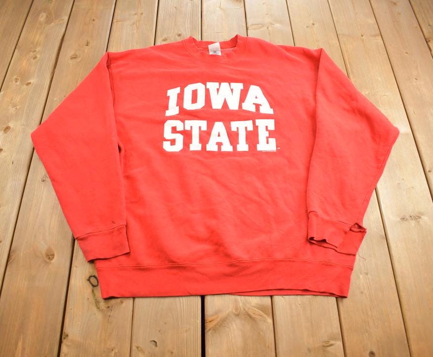 Vintage 1990s Iowa State University Crewneck Made In USA