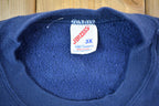 Vintage 1990s Embroidered  Quilt design  Crewneck Sweatshirt Made In USA