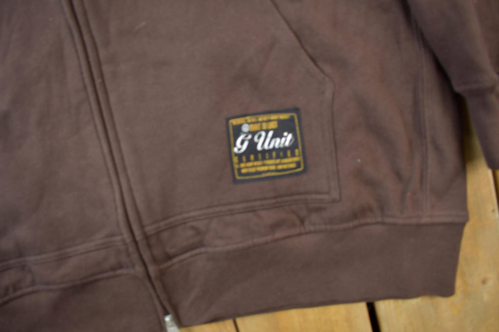 Vintage Deadstock Y2K G-Unit Embroidered Zip Up Hoodie Size XXL / Streetwear / Oversized / Y2K Style / Vintage 50 Cent / NWT