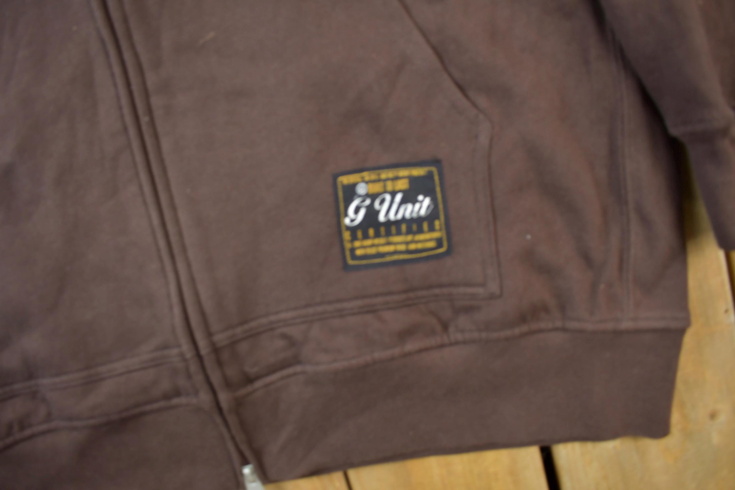 Vintage Deadstock Y2K G-Unit Embroidered Zip Up Hoodie Size XXL