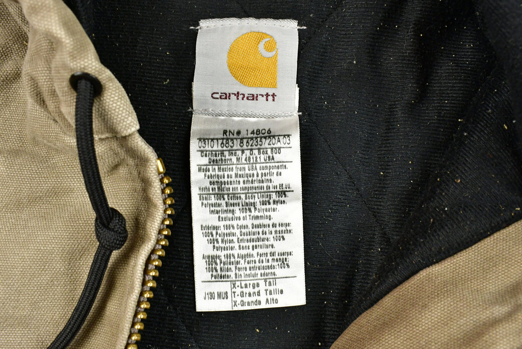 Vintage 80's Carhartt Hooded Chore Coat