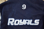 Vintage 1990s Toronto Royals Hockey Club Youth Leather & Wool Varsity Jacket Made In USA