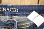 Vintage Deadstock Y2K Grace In LA Texas Bootcut Low Rise Skinny Jeans Women's Size 27 x 32