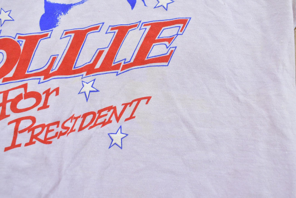 Vintage 1988 Ollie for President Oliver North Cartoon T-Shirt Mens
