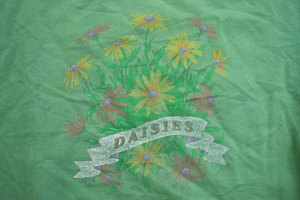 Vintage 1990s Daisy Graphic Crewneck Sweater