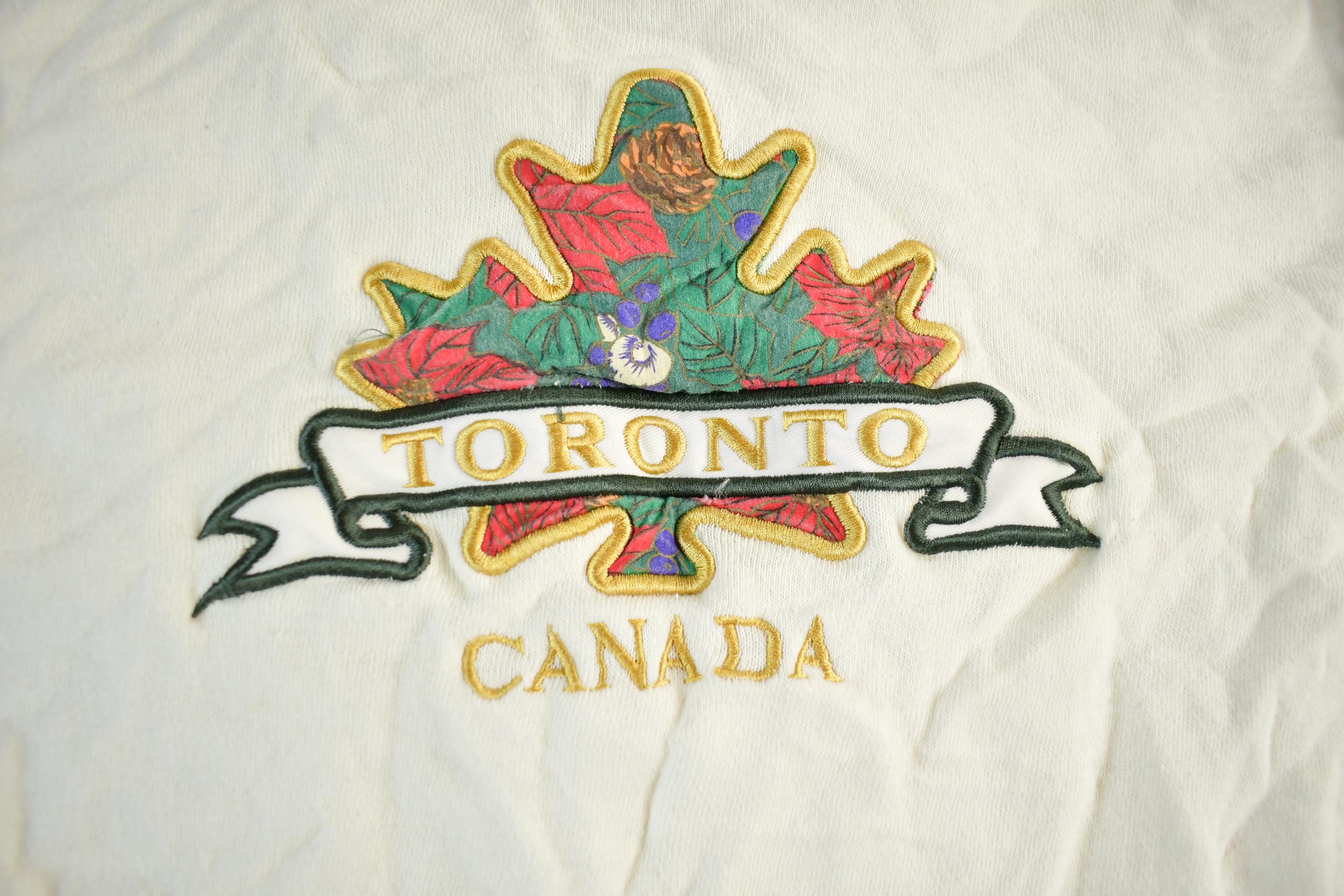 Vintage 1990s Toronto Canada Crewneck Sweatshirt Mens M-L