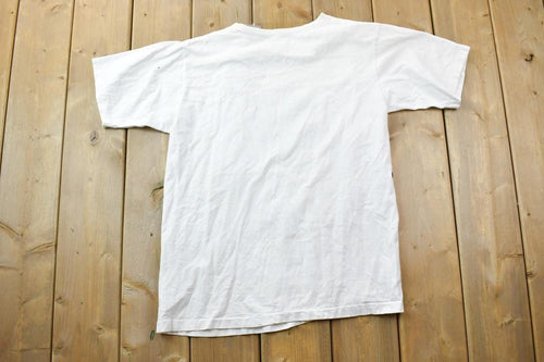 Vintage 1990s US Department Of The Interior Double Duck Theme Graphic T-Shirt / Made In USA / Single Stitch / Streetwear / Nature T-Shirt