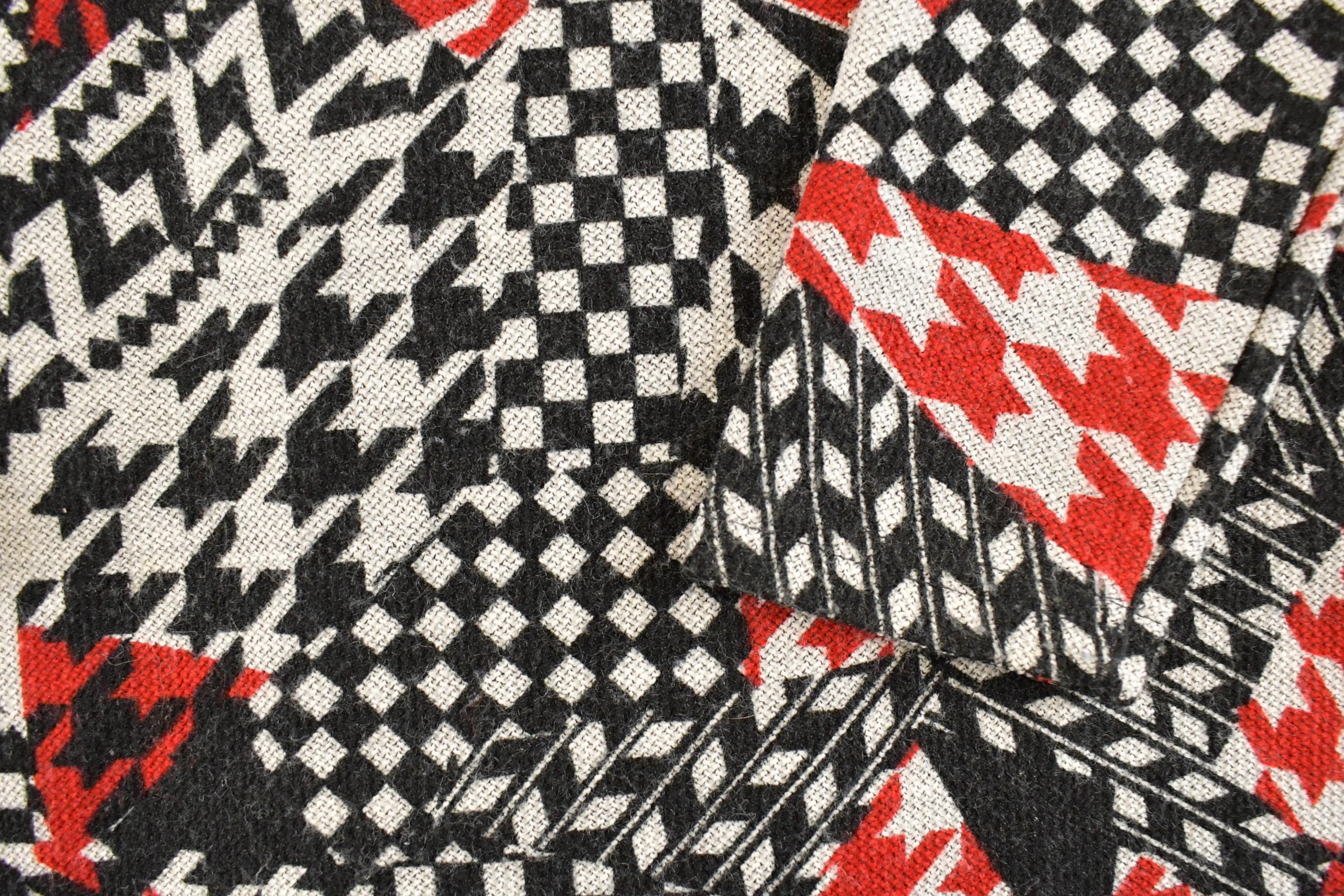 Vintage 1990s Amanda Abstract Knit Crewneck Shirt Womens L /