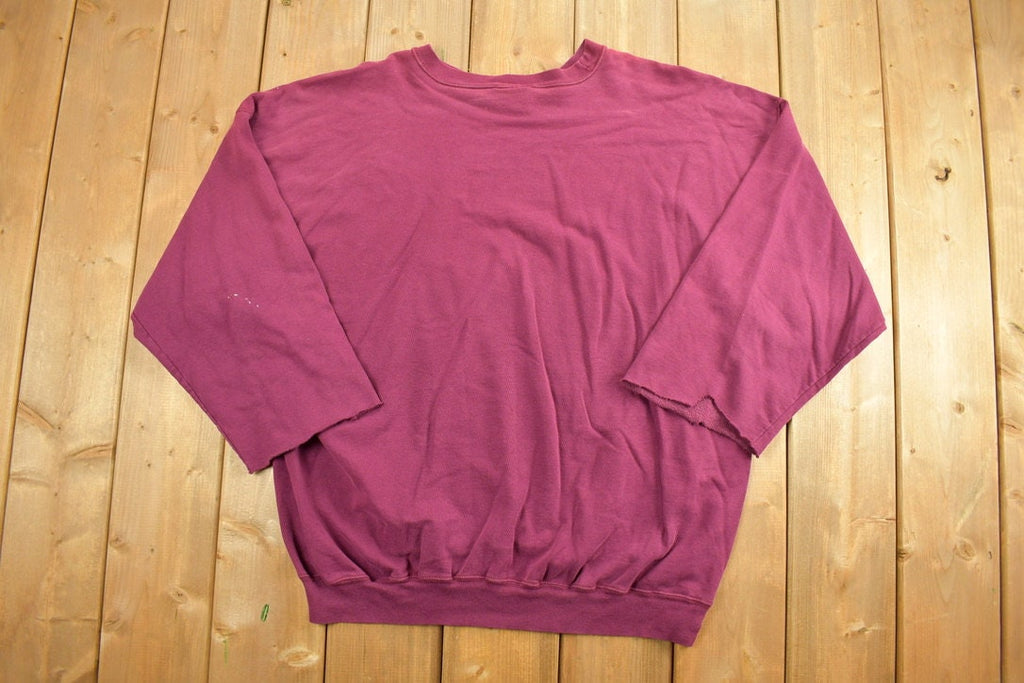 Vintage 1990s Deer Graphic Crewneck  Souvenir  Vintage Sweatshirt  Outdoorsman  Wilderness Sweatshirt  Quarter Sleeve  Made In USA