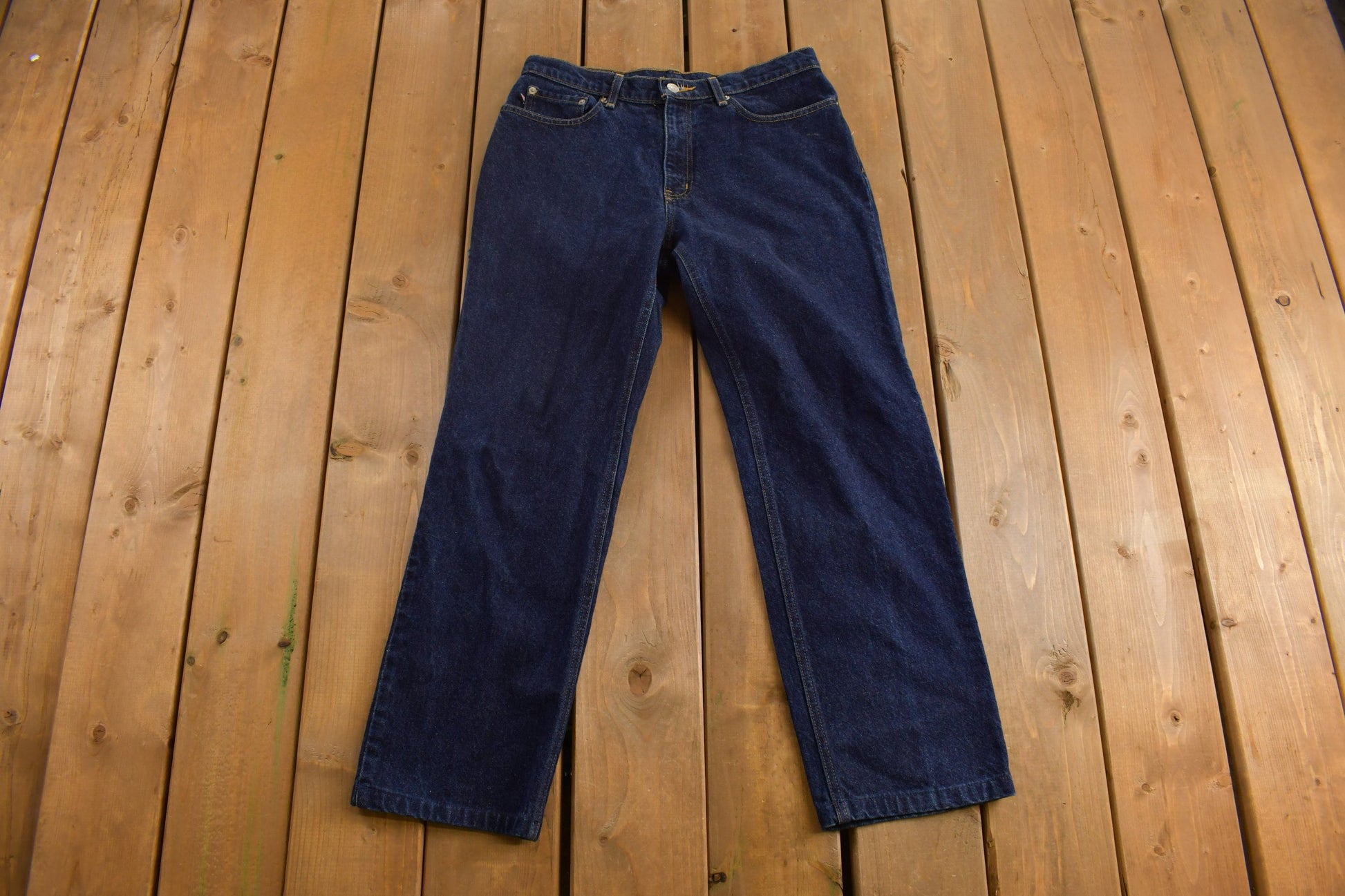 Vintage Polo Ralph Lauren Dark Wash Denim Jeans Size 32 x 28