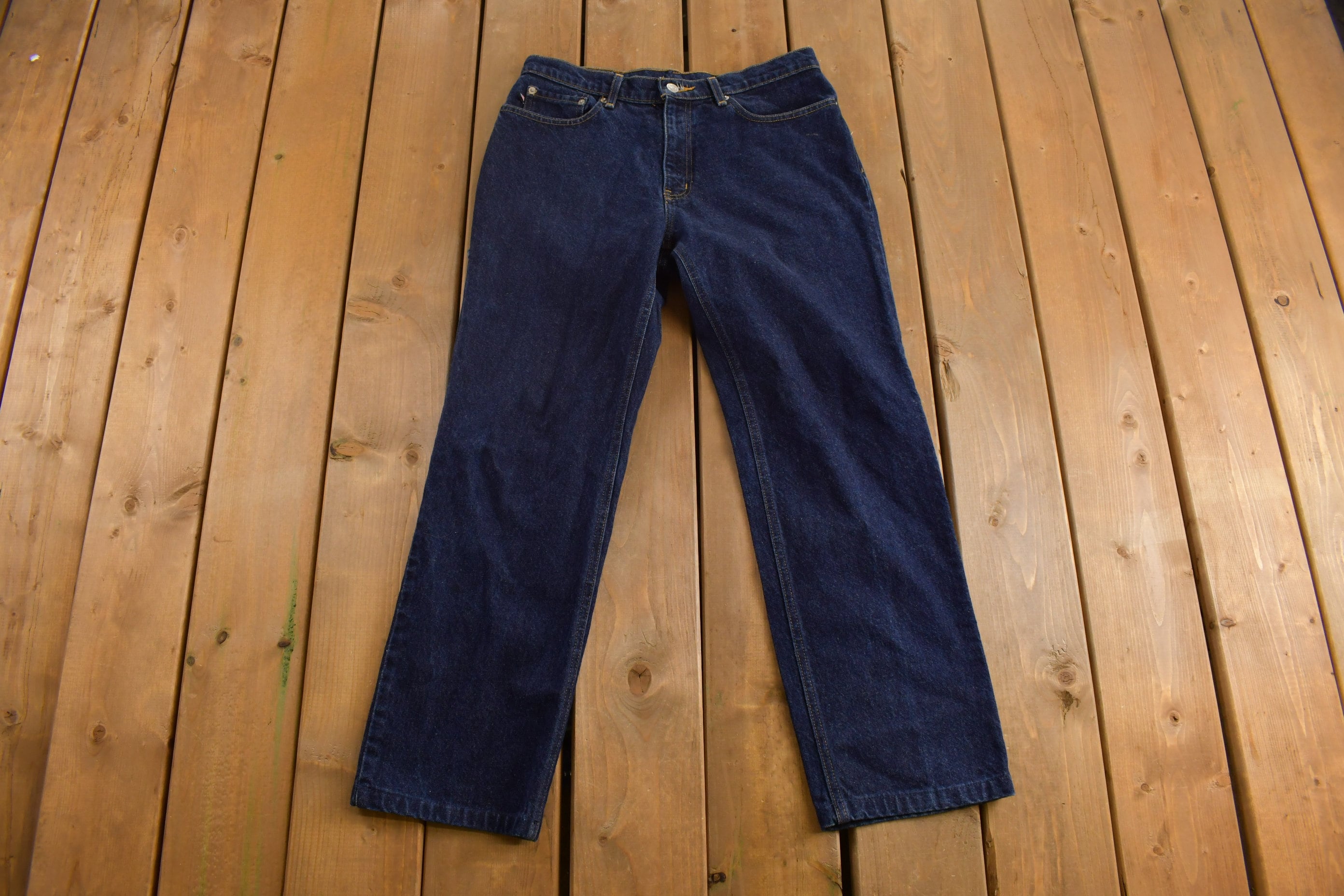 Vintage Polo Ralph Lauren Dark Wash Denim Jeans Size 32 x 28