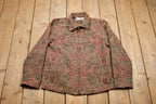 Vintage 1990's Willow Bay Paisley Zip Up Light Jacket