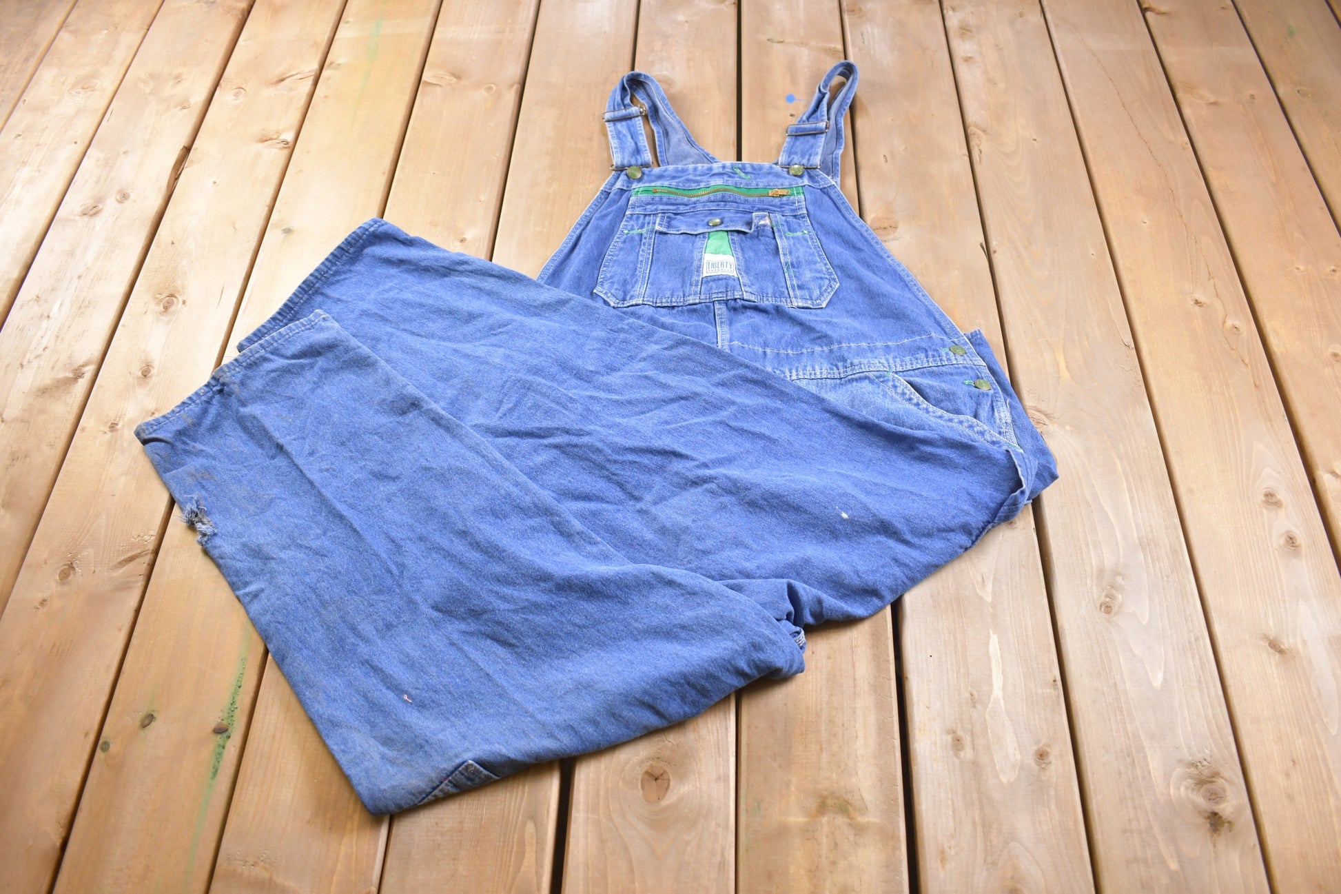 Vintage 1990s Liberty Denim Jean Overalls Size 43 x 27