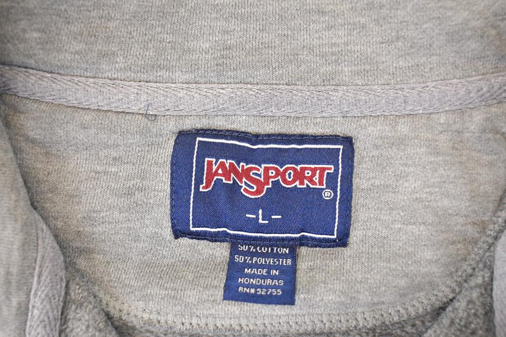 Vintage 1990s Jansport Minnesota Quarter Zip Embroidered University Crewneck Sweater Mens L