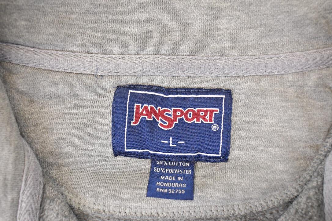 Vintage 1990s Jansport Minnesota Quarter Zip Embroidered University Crewneck Sweater Mens L