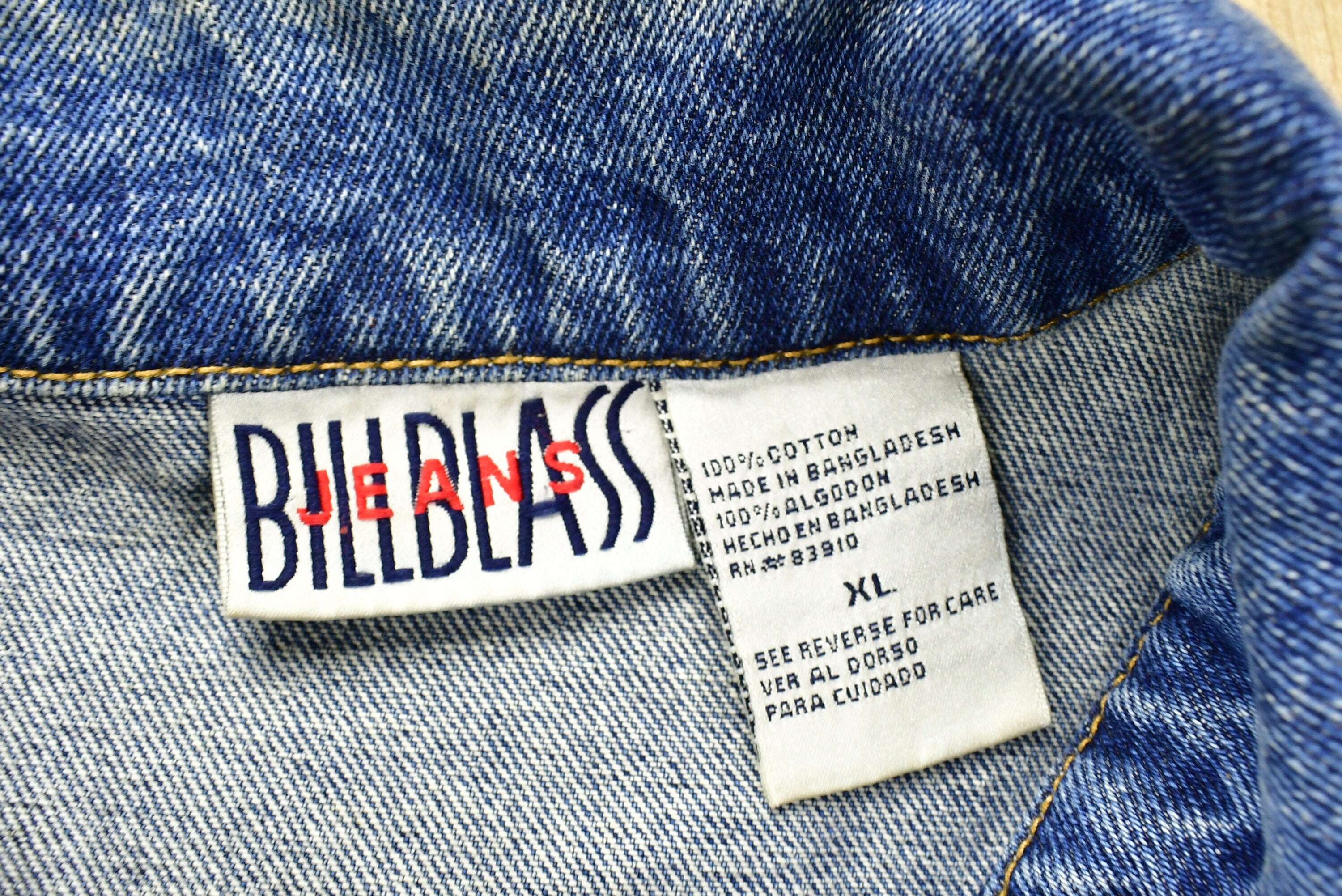 Vintage 1990s Bill Blass Jeans Denim Jean Jacket