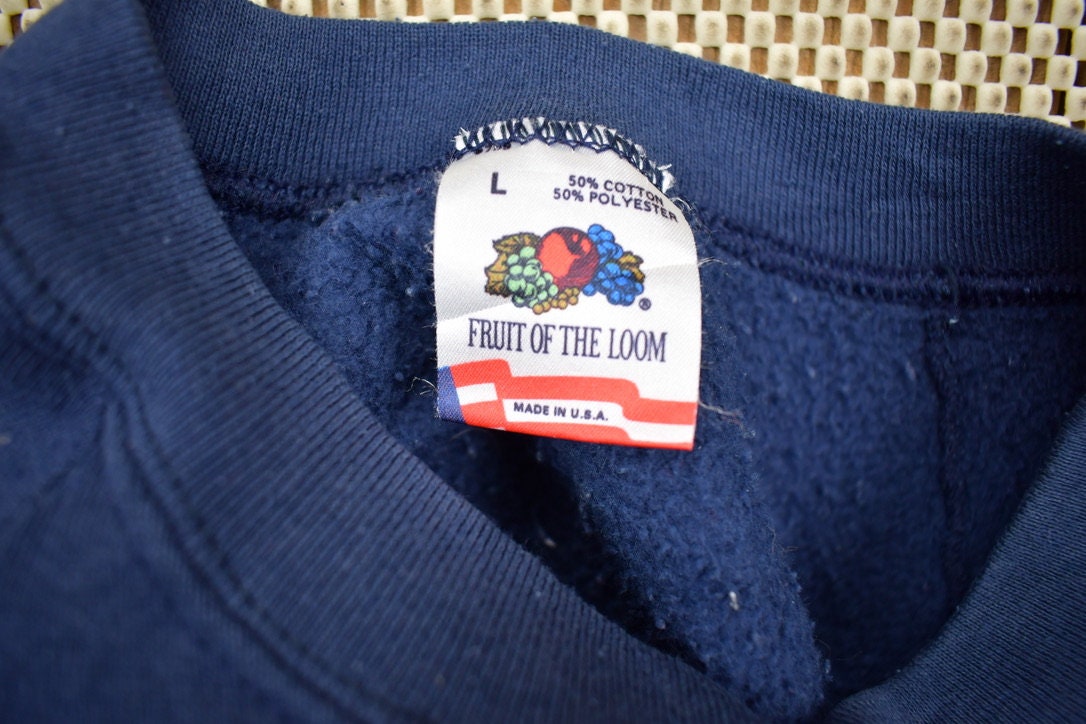 Vintage 1990s Alphabet School Crewneck Sweatshirt