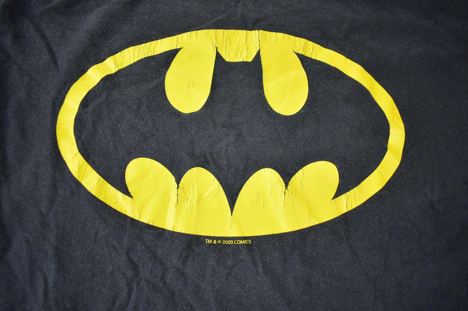 Vintage 2000 Batman Symbol Movie Promo T-shirt Made In USA