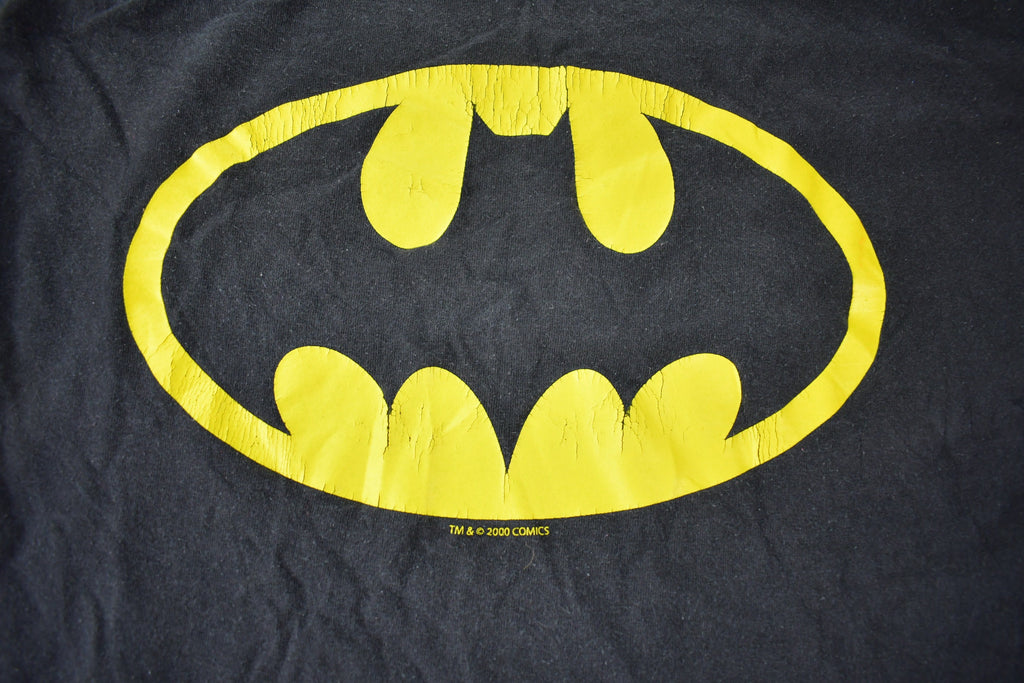 Vintage 2000 Batman Symbol Movie Promo T-shirt Made In USA
