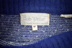 Vintage 1990s Rob Winter Pattern Knit Crewneck Sweater - Medium