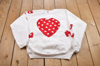 Vintage 1990s Heart theme Crewneck Sweater