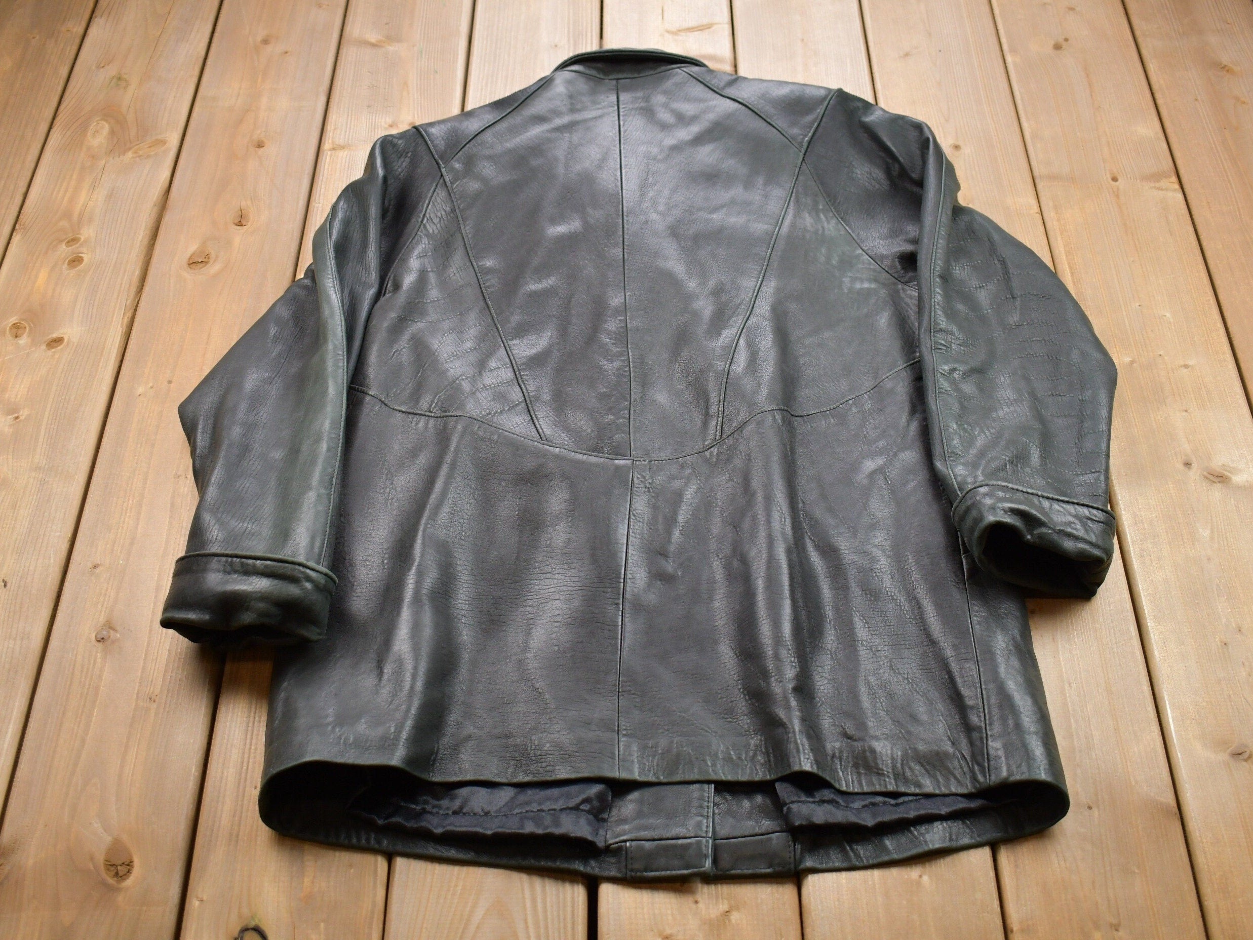 Vintage 1990s The Old Mill Leather Jacket