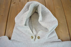 Vintage 1980s Champion Reverse Weave Blank Heavy Weight Hoodie Sweatshirt Made In USA