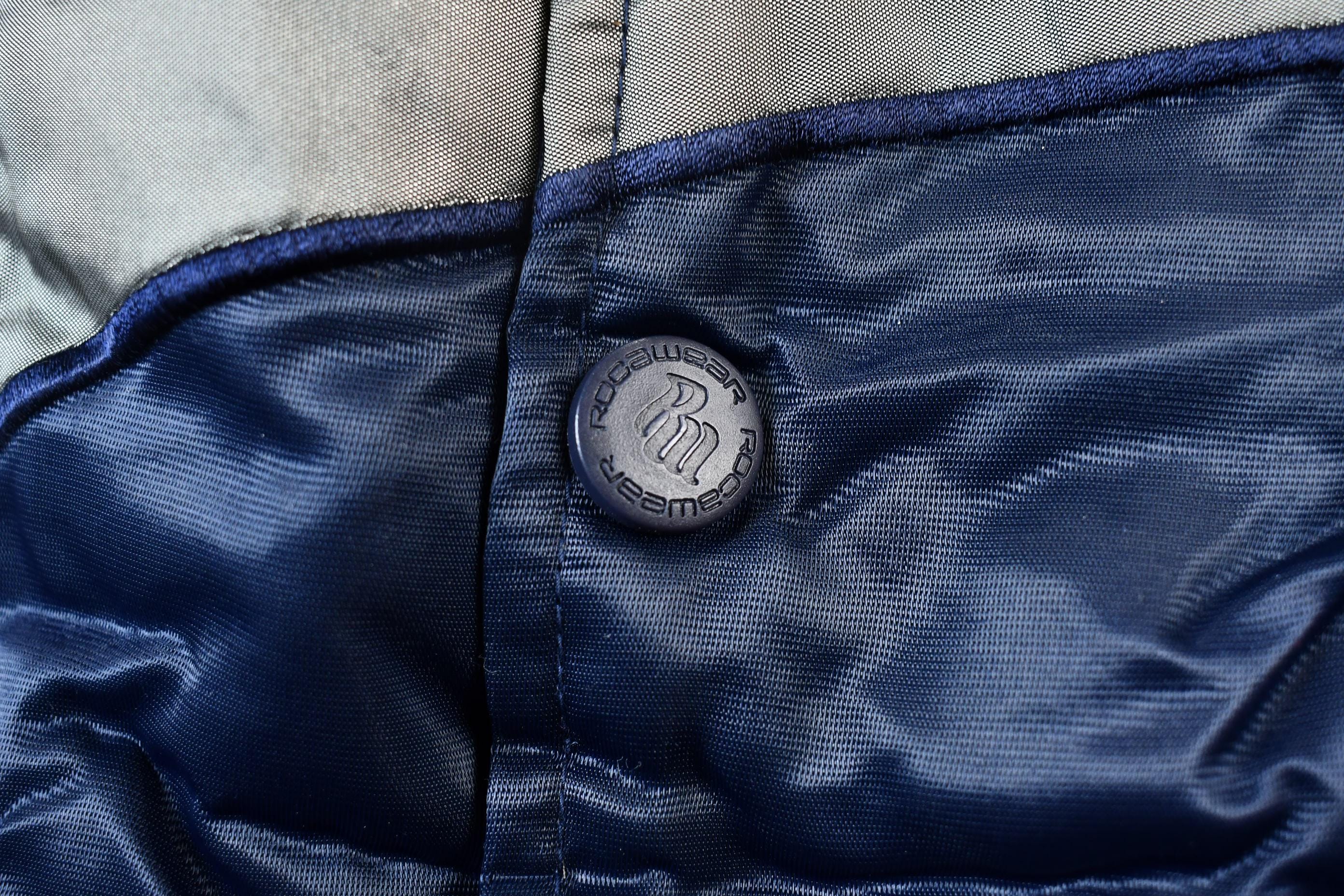 Vintage 1990s Rocawear Embroidered Snap Button Satin Bomber Jacket