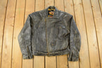 Vintage 1990s Harley Davidson Leather Biker Jacket Men's Small