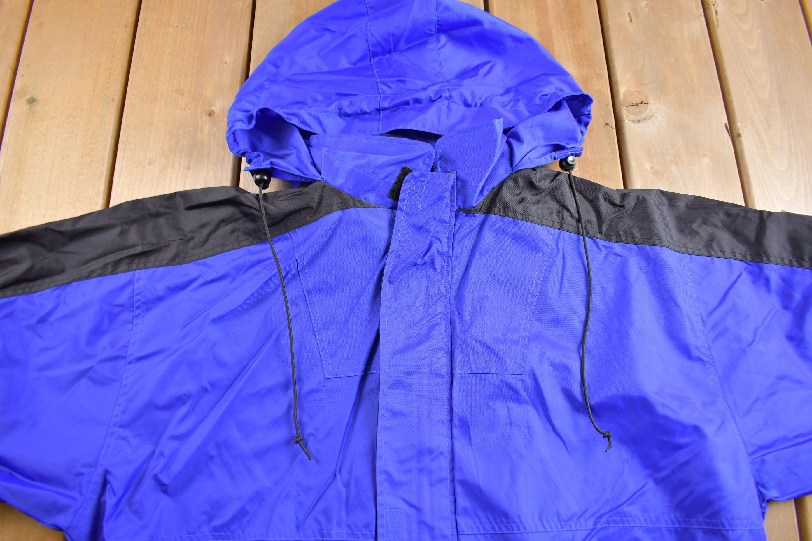 Vintage 1990s Marlboro Unlimited Color Block Windbreaker Jacket