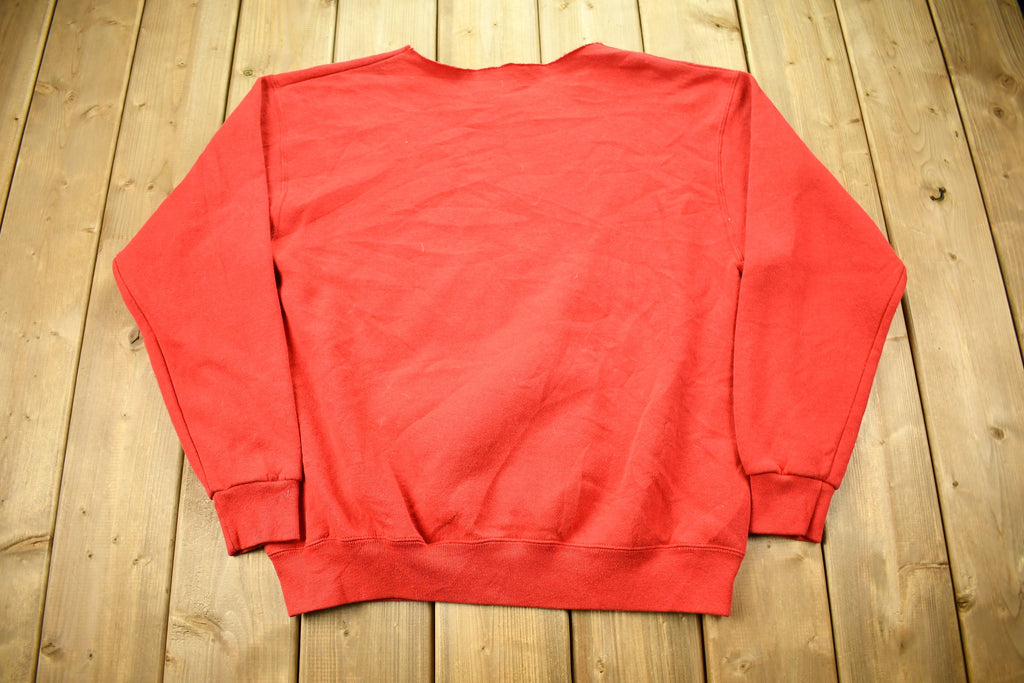 Vintage 1990s Ohio State University Buckeyes Collegiate Crewneck / Distressed / NCAA Sweatshirt / Sportswear / Americana / Buckeyes
