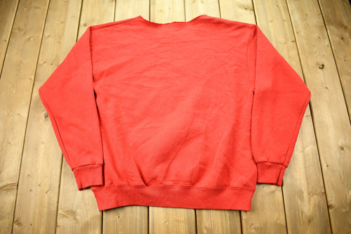 Vintage 1990s Ohio State University Buckeyes Collegiate Crewneck / Distressed / NCAA Sweatshirt / Sportswear / Americana / Buckeyes