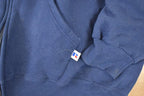 Vintage 1990s Russell Athletic Full Zip Blank Hoodie Sweatshirt Men's L