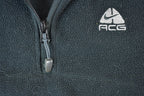 Vintage 1990s Nike ACG Embroidered Mini Swoosh Quarter Zip Crewneck Sweatshirt