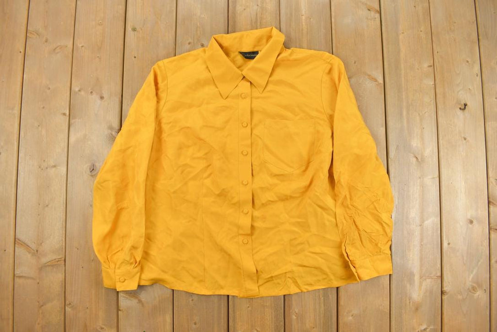 Vintage 1990s 100% Womens Button Up Shirt