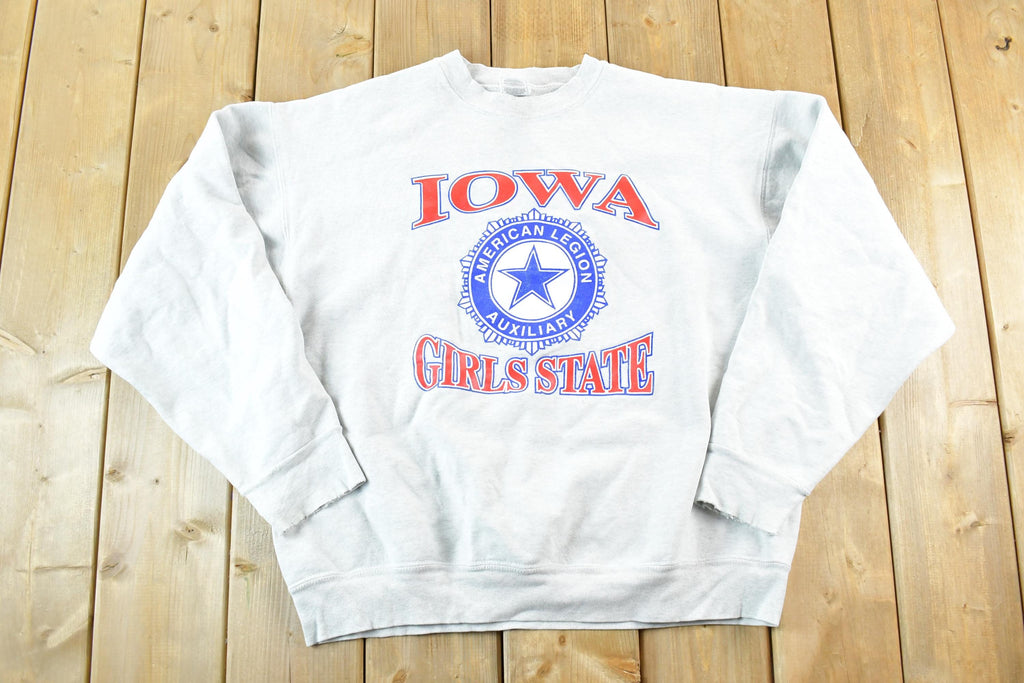 Vintage 1990s Iowa Girls State University Crewneck Womens X Large