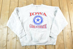 Vintage 1990s Iowa Girls State University Crewneck Womens X Large