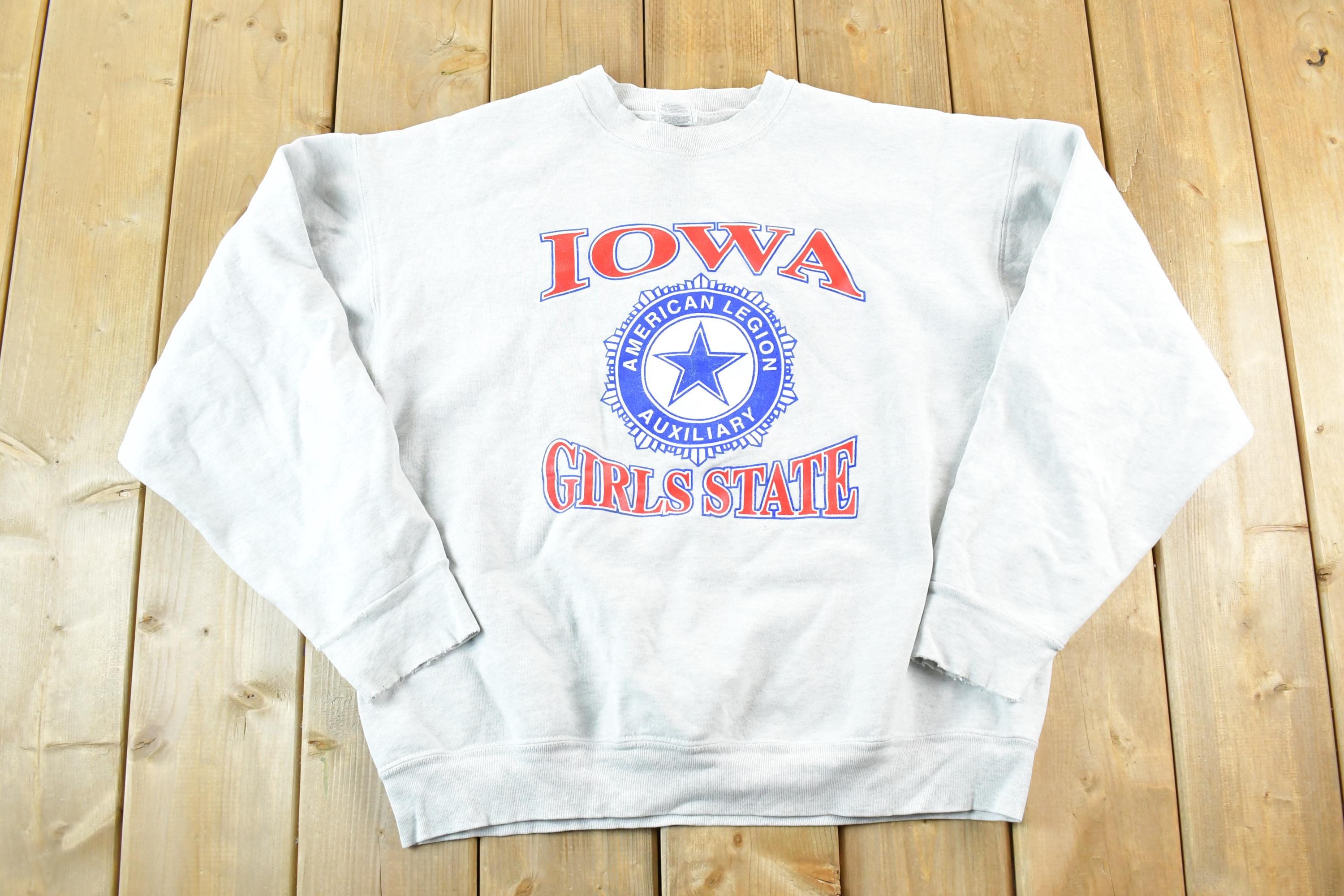 Vintage 1990s Iowa Girls State University Crewneck Womens X Large